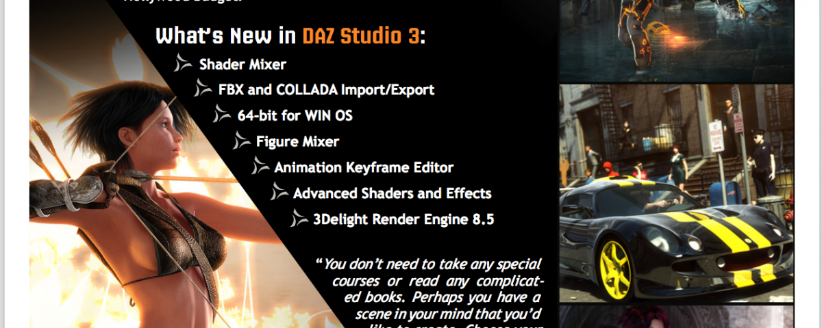 DAZ Studio 3 front