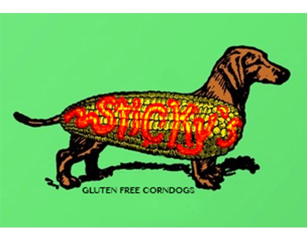 Sticky's CornDogs Logo