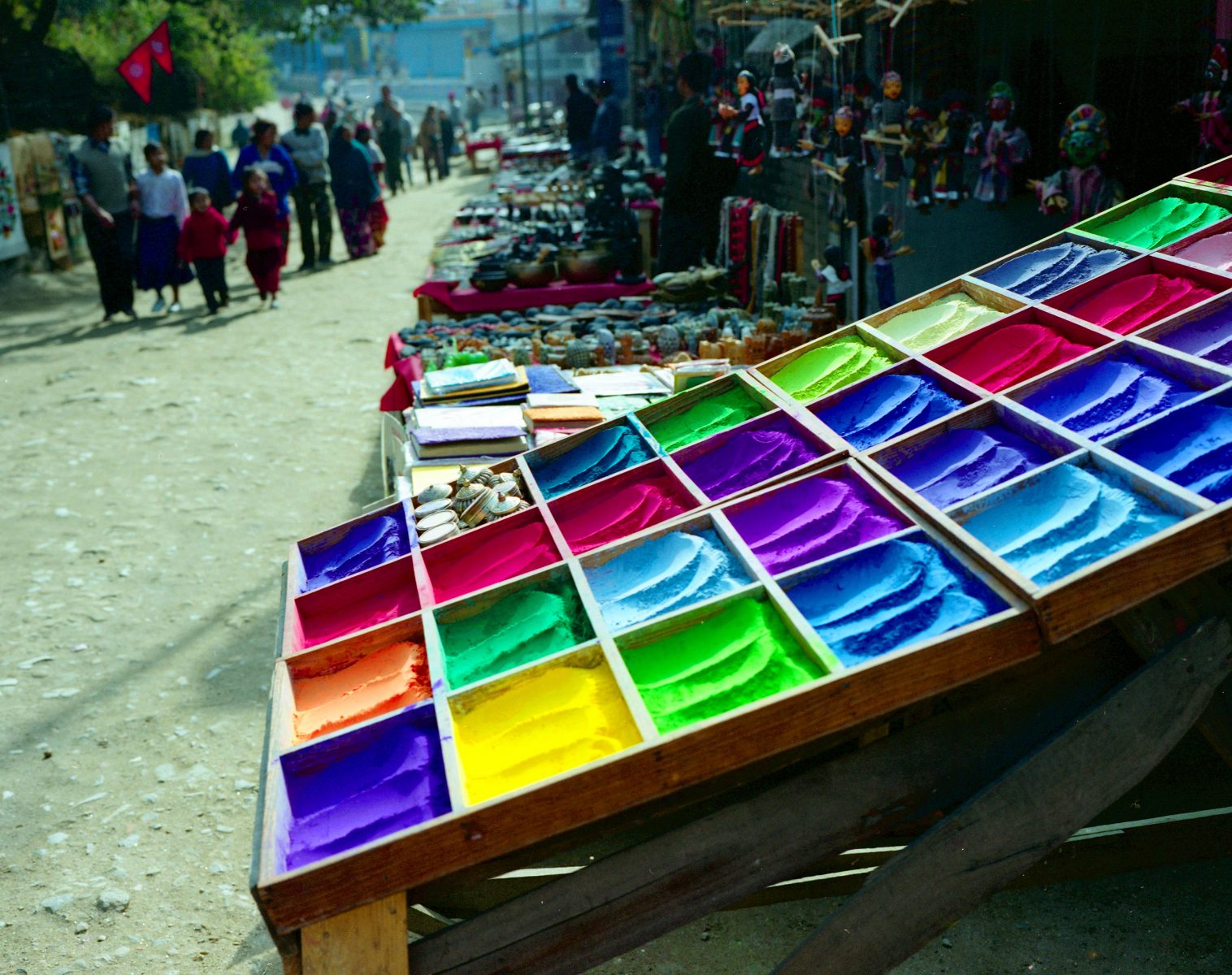 Nepal children and pigment