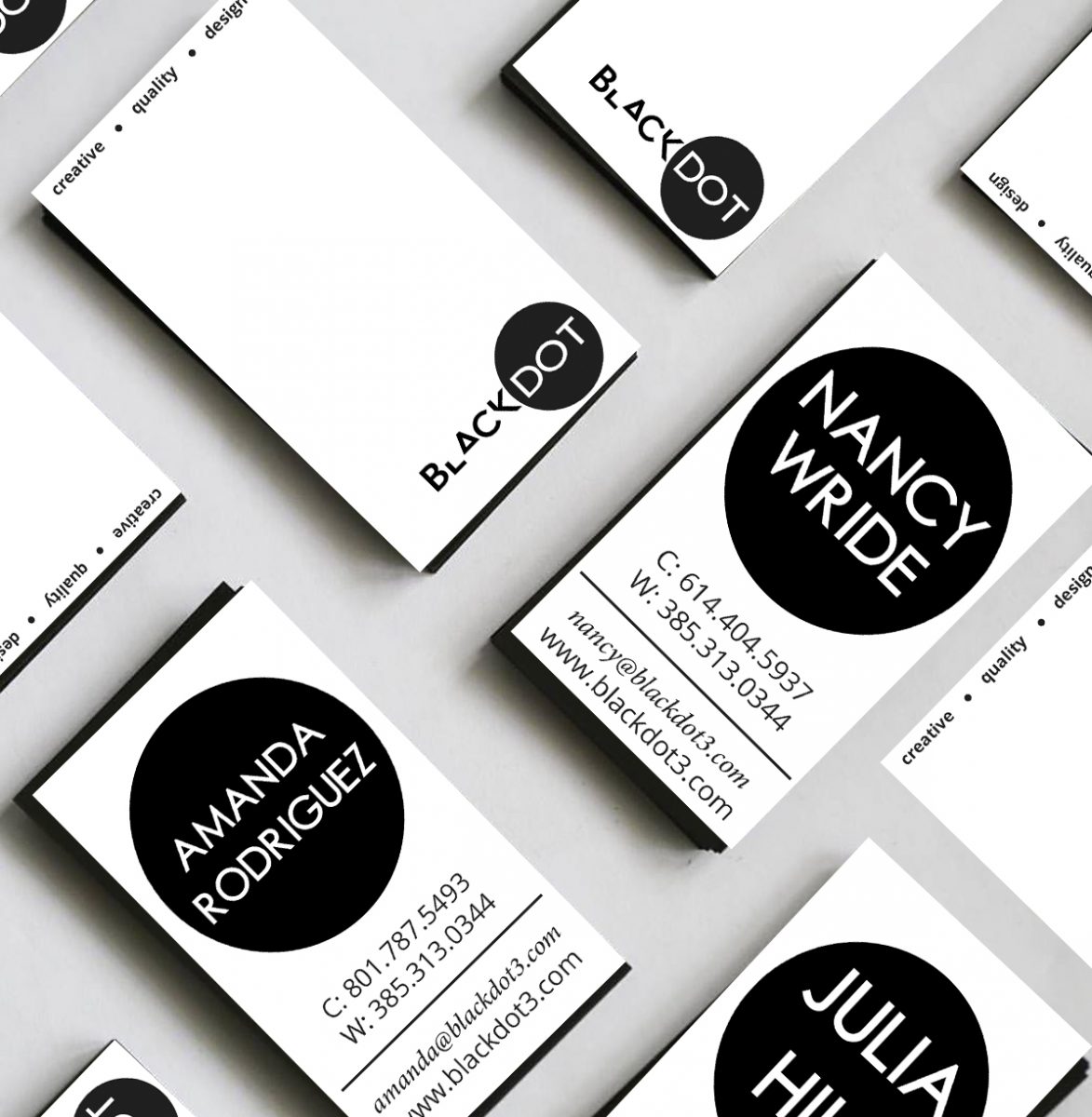 blackdot business cards